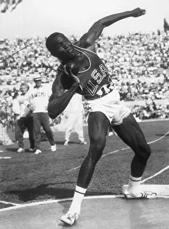Decathlon Prints: Decathlete Johnson Throwing Shot Put