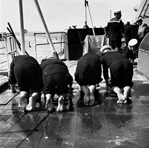 Deck Scrubbing