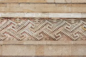 Decoration and patterns in Mitla walls, Oaxaca