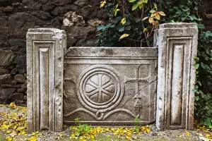 Greek Orthodox Prints: Decorative stone carvings, Church of St. George