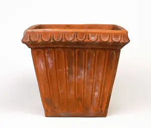 Decorative terra cotta pot