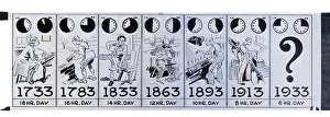 Hour Prints: Decreasing Hours of Work - Illustration