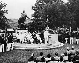 Dedication Ceremony for the 99th Pursuit Squadron