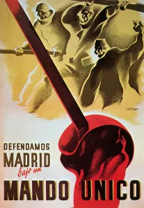 T1671881 Prints: We Defend Madrid Under A Unified Command