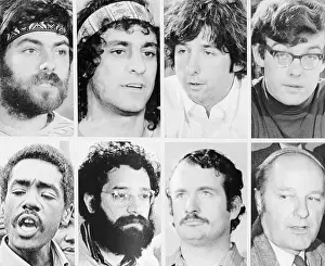 Rioter Prints: Defendants in Chicago 8 Trial
