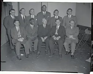 Eleven Defendants at Their Communist Spy Trial