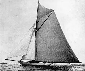 Defender, victorious United States defender of the tenth Americas Cup in 1895