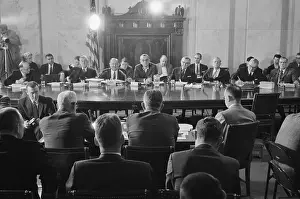 John C Prints: Defense Chiefs At Witness Table In Senat