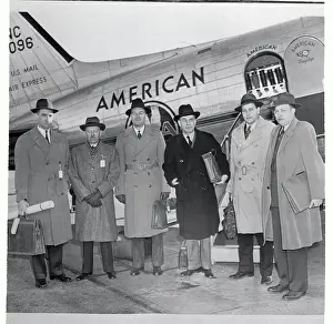 John Sherman Prints: Delegates Attending Aviation Conferences
