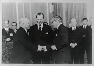 Delegates for Strategic Arms Shaking Hands