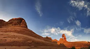 Ecological Conservation Prints: Delicate Arch natural stone arch, Arches-Nationalpark, near Moab, Utah, United States