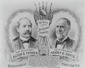Huty 17027 Prints: Democratic Candidates 1904