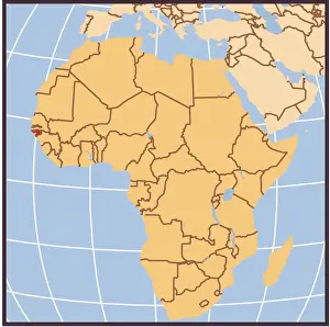 Democratic Republic of the Congo locator map