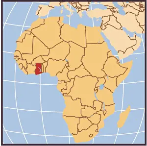 Democratic Republic of the Congo locator map
