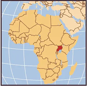 Democratic Republic of the Congo locator map