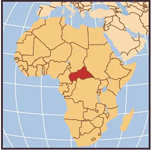 Democratic Republic of the Congo locator map
