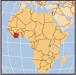 Democratic Republic of the Congo locator map