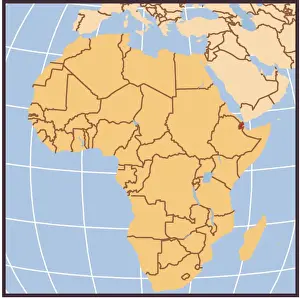 Democratic Republic of the Congo locator map