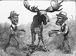 Democrats and Republicans Woo Bull Moose
