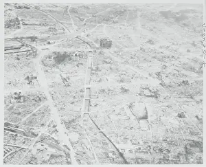 Demolished Hamamatsu Due to Bombings in World War II