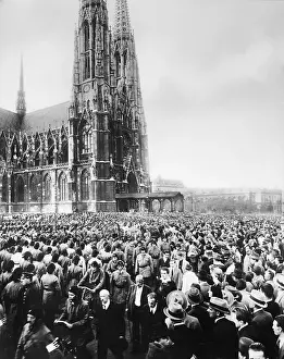 March Prints: Demonstrating Against Annexation of Austria