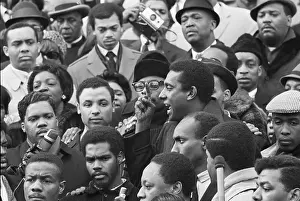 Trinidadian And Tobagoan Prints: Demonstration for Adam Clayton Powell Outside the Capitol