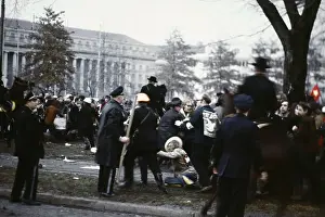 Inauguration Of President Nixon Prints: Demonstration Against Nixon