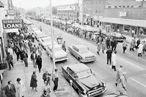 Demonstrators Led by Martin Luther King