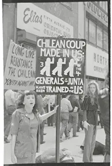 Demonstrators Protesting