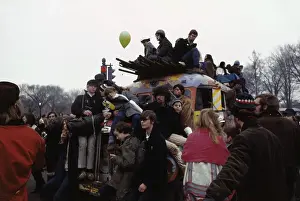 Inauguration Of President Nixon Prints: Demonstrators Protesting Against Nixon