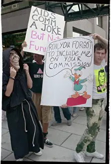 Aids Prints: Demonstrators Protesting Presidential AIDS Commission