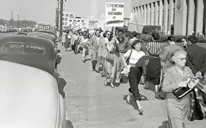 Demonstrators Protesting with Signs