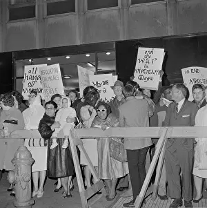 Barricade Prints: Demonstrators Protesting Vietnam War