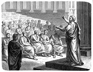 Listening Prints: Demosthenes (384 BC-322 BC)
