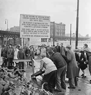 Potsdam Prints: Demostrators In Berlin