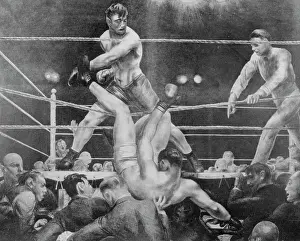 Multiethnic Prints: Dempsey and Firpo by George Wesley Bellows