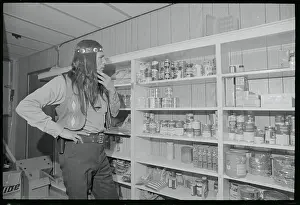 Dennis Banks Observing Food Supply