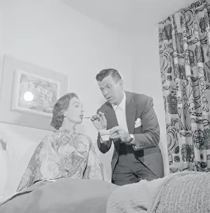 Dennis Day Feeding Ann Blyth