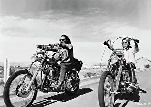 Motorcyclist Prints: Dennis Hopper and Peter Fonda in Easy Rider
