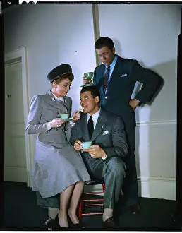 Dennis Morgan with Jack Carson and Joan Leslie