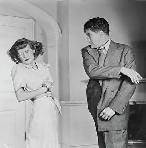 Abuse Prints: Dennis Morgan Slapping Bette Davis