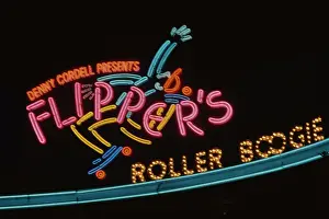 Huty33945 Prints: Denny Cordell Presents Flipper's Roller Boogie Palace, West Hollywood