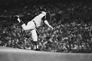Anaheim Prints: Denny McClain with His Leg in Air