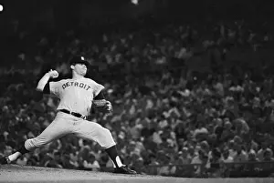 Anaheim Prints: Denny McClain Preparing to Throw Baseball