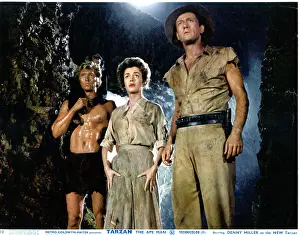 Lac0041 Prints: Denny Miller And Joanna Barnes In Tarzan, The Ape Man