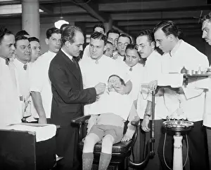 Dentist Prints: Dental Students Watching a Demonstration