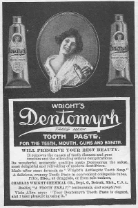 Tooth Prints: Dentomyrh Tooth Paste