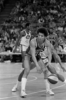 Prints of DENVER, CO - JANUARY 30 Courtside Vibes: Stunning Basketball Prints: Denver Nuggets v Virginia Squires, 1-30-76