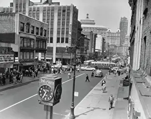 Huty28216 Prints: Department Store Row, New York City