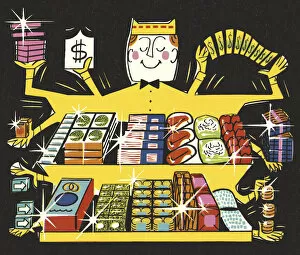 Depiction of a Grocery Store